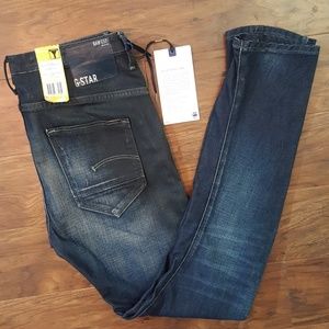 - G-Star Raw Denim Arc 3D Tapered Jeans, 25/32.